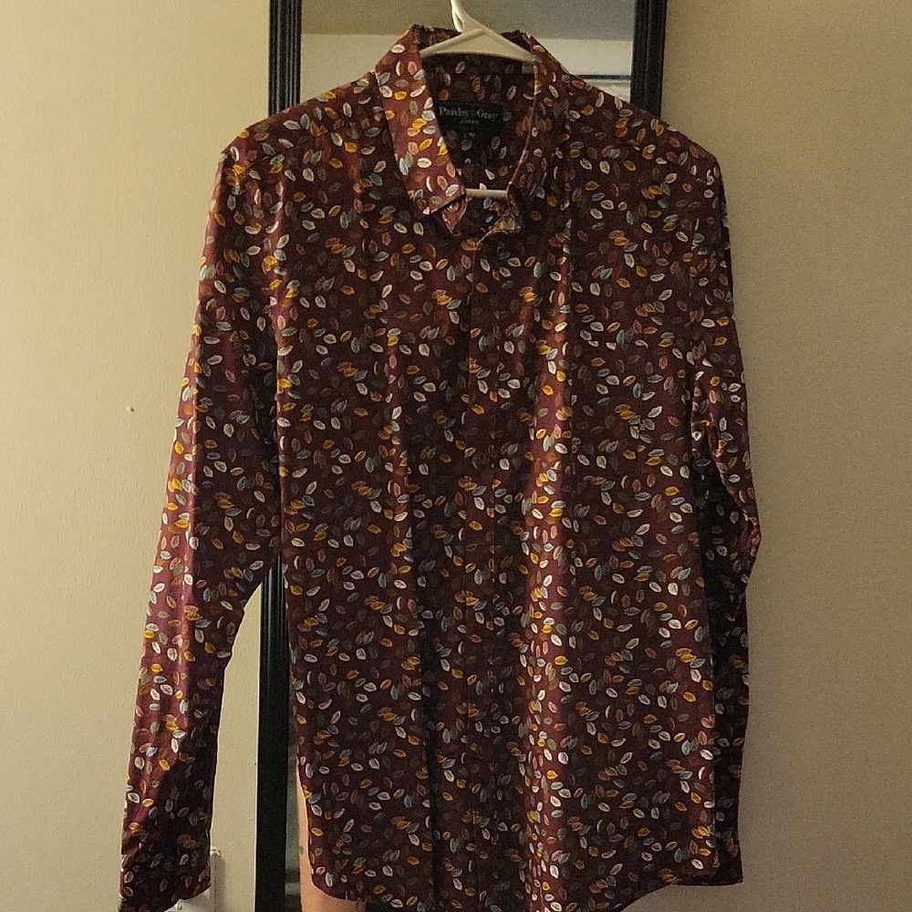 Men's Multicolor Paisley Shirt